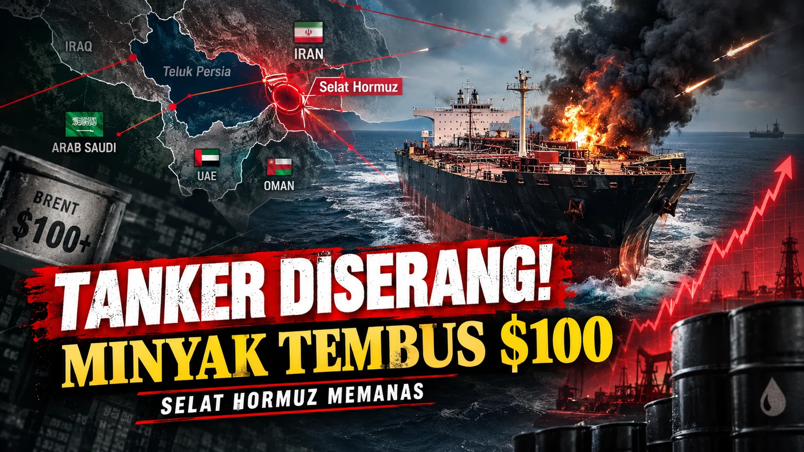 Serangan Tanker di Selat Hormuz Meningkat, Bagaimana Dampaknya terhadap Harga Minyak?
